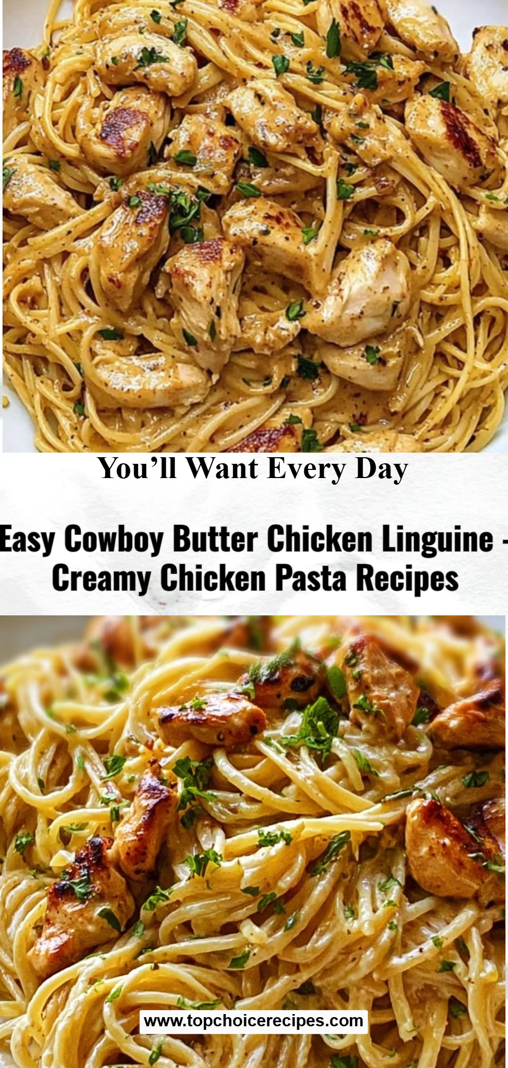 Easy Cowboy Butter Chicken Linguine 6 Easy Cowboy Butter Chicken Linguine