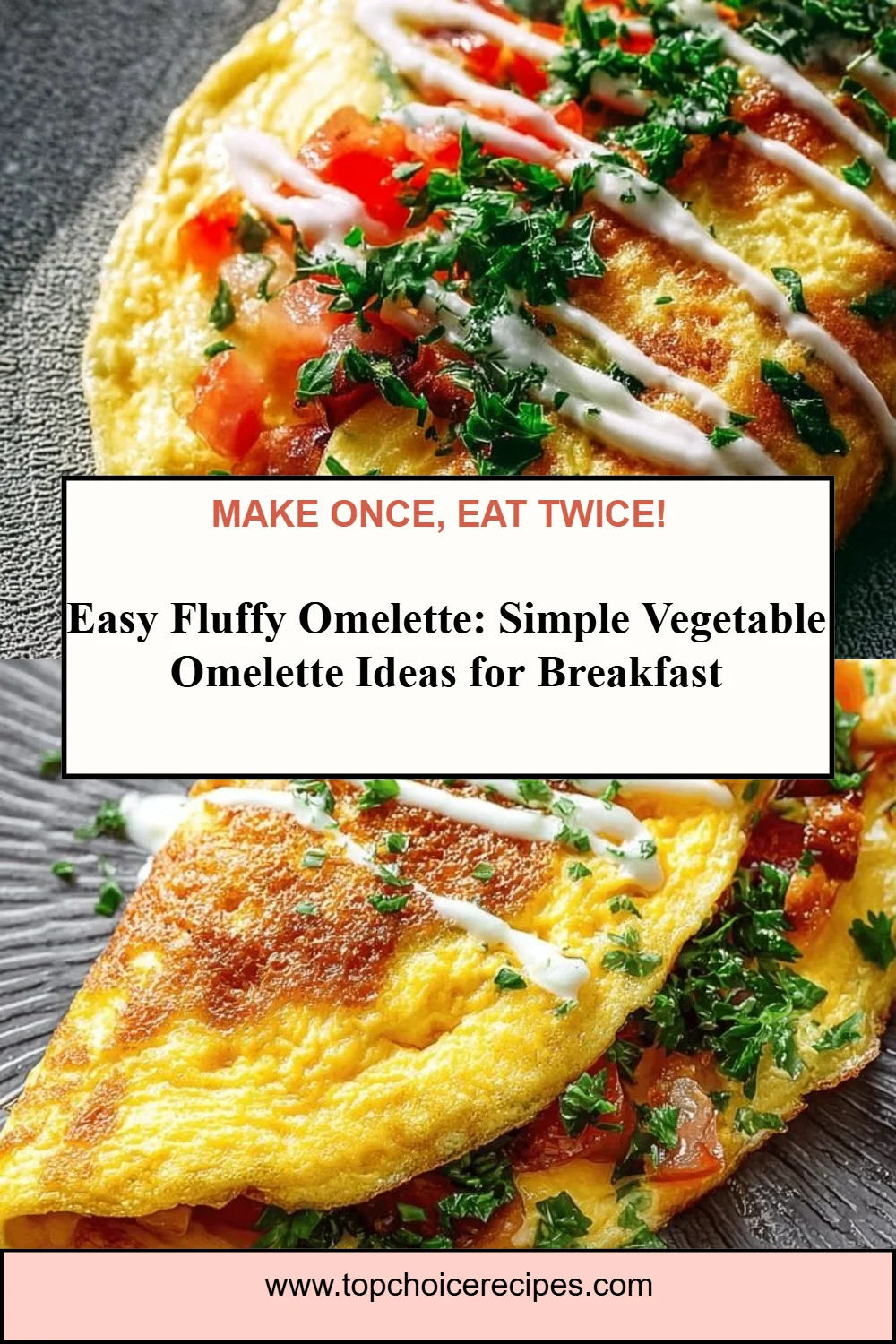 Easy Fluffy Omelette 2 Easy Fluffy Omelette