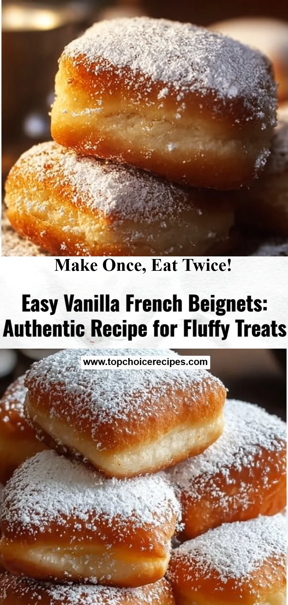 Easy Vanilla French Beignets