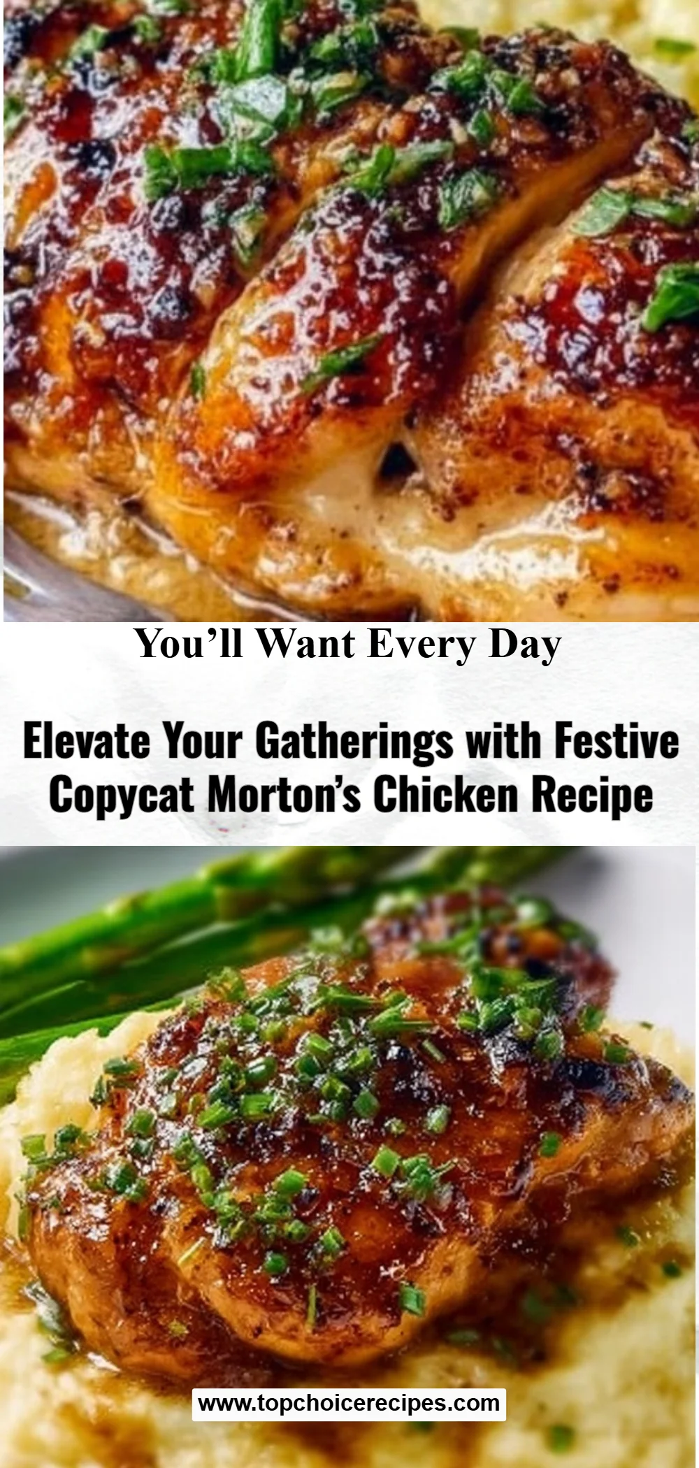 Festive Copycat: Morton’s Chicken 5 Festive Copycat: Morton’s Chicken