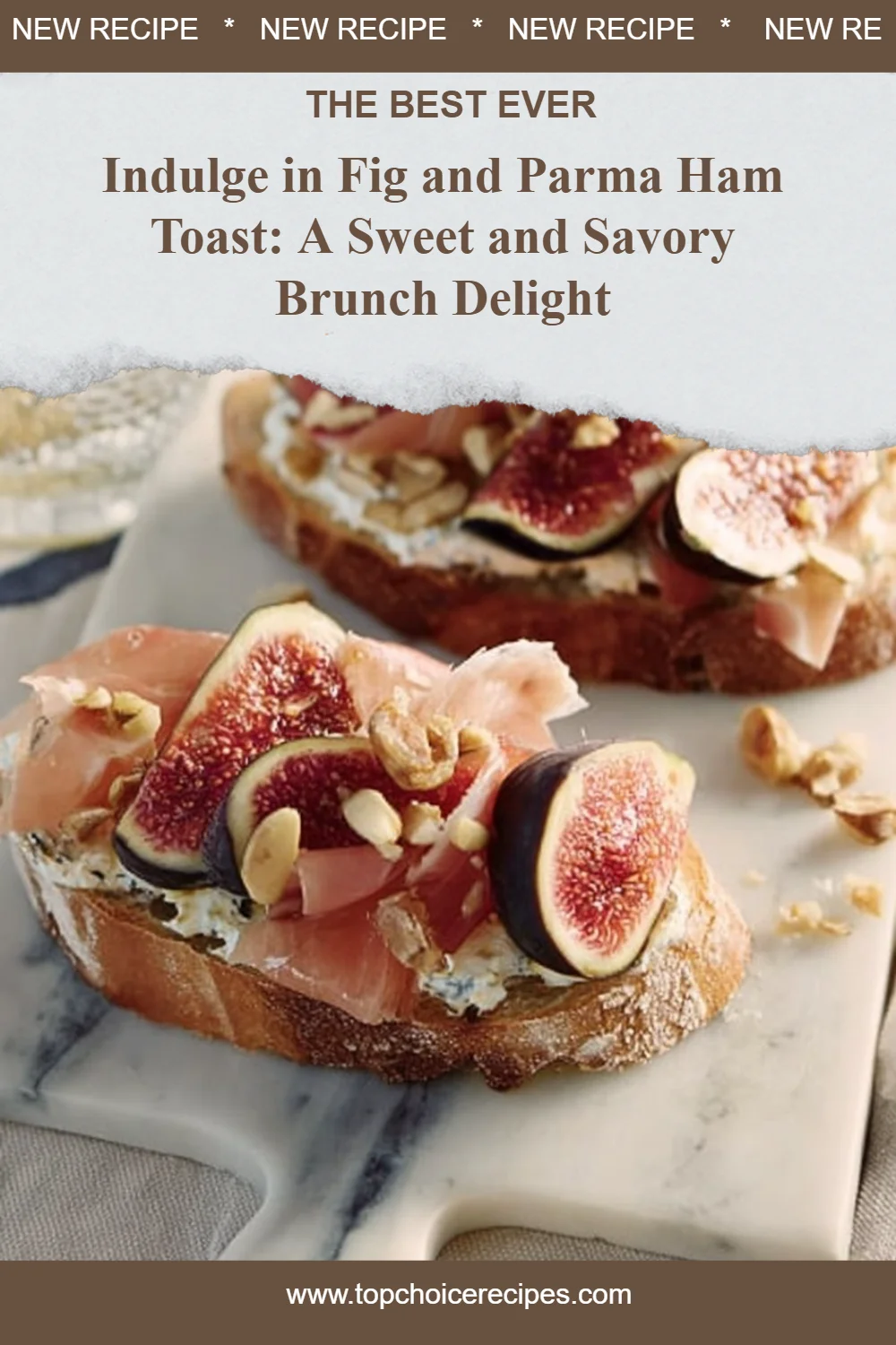 Fig and Parma Ham Toast