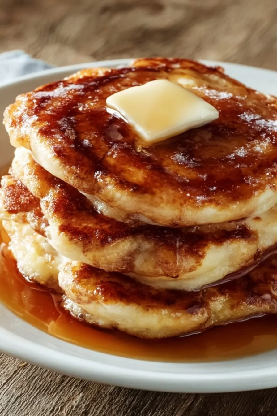 Fluffy Cinnamon Roll Pancakes 5 Fluffy Cinnamon Roll Pancakes