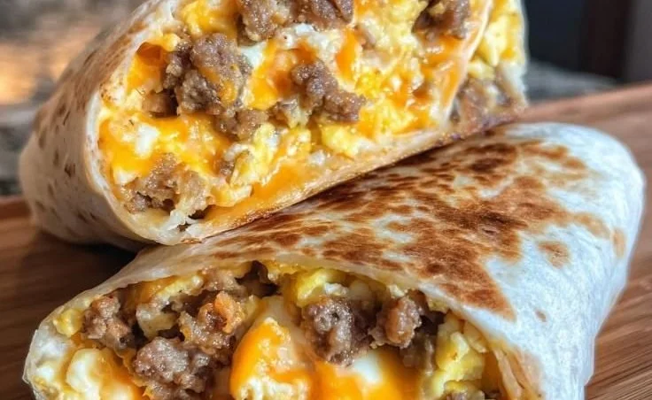 Freezer Breakfast Burritos