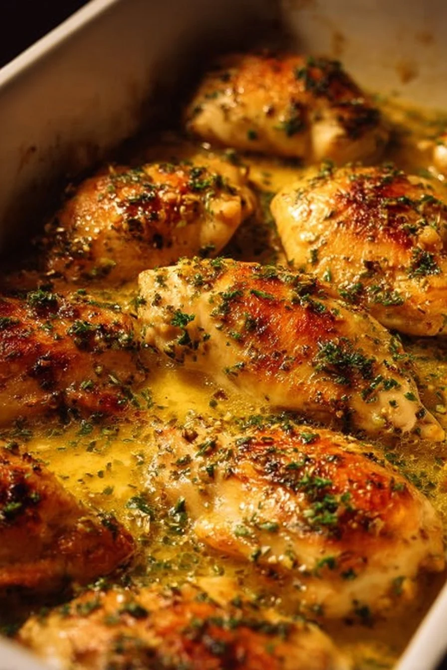 Garlic Butter Baked Chicken Breast