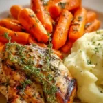 Garlic Herb Chicken with Mashed Potatoes and Glazed Carrots 7 garlic herb chicken with mashed potatoes and glaze 2026 01 17 183545 683x1024 1 Top choice recipes