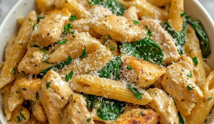 Healthy Garlic Parmesan Chicken Pasta 7 Healthy Garlic Parmesan Chicken Pasta