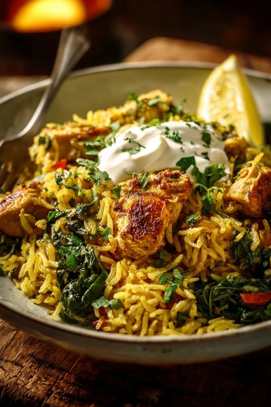 Healthy One-Pan Chicken and Rice