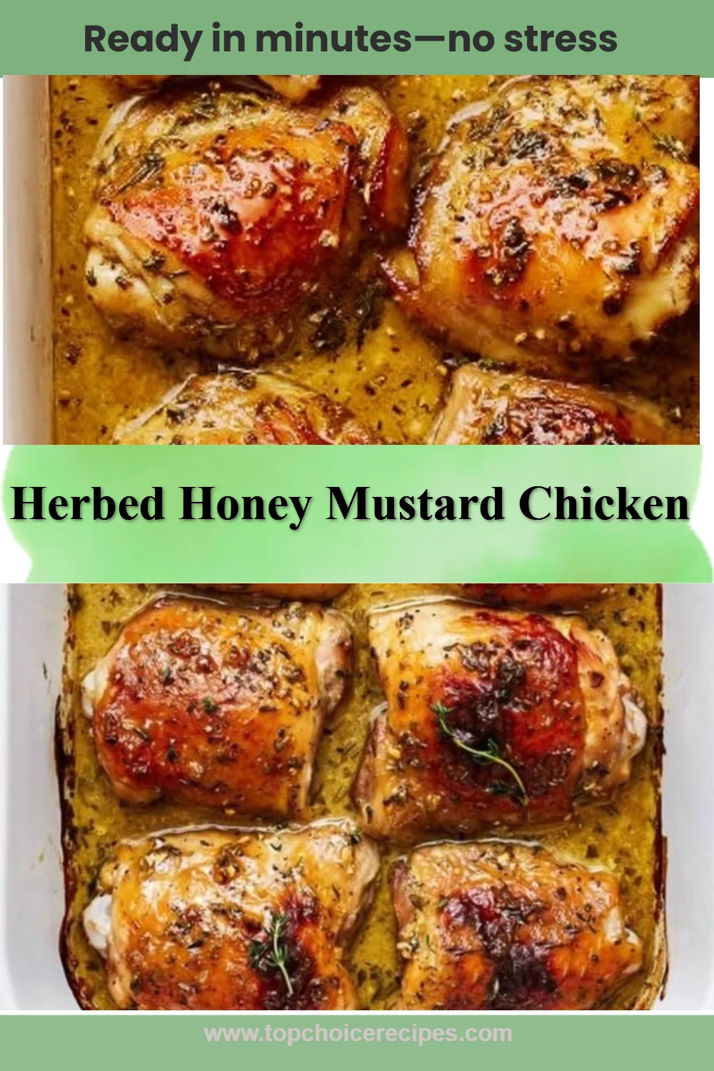 Herbed Honey Mustard Chicken 6 Herbed Honey Mustard Chicken