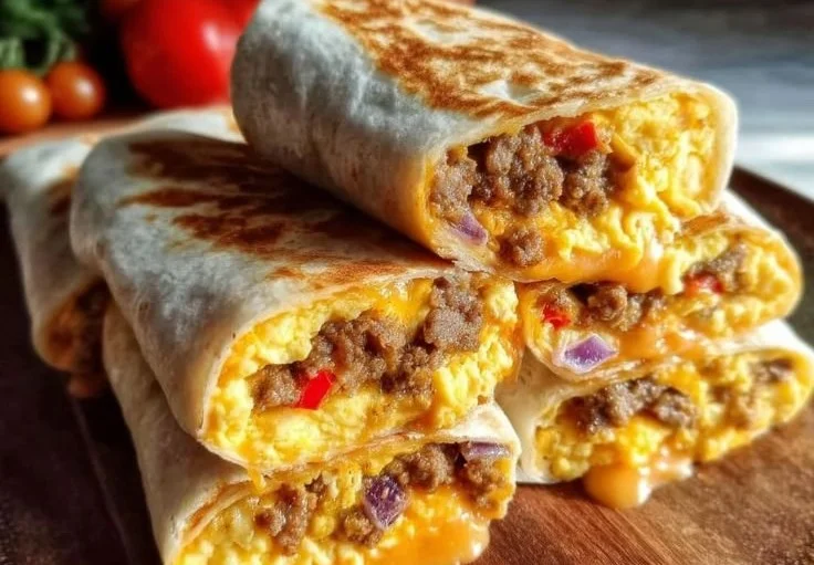 High-Protein Breakfast Burritos