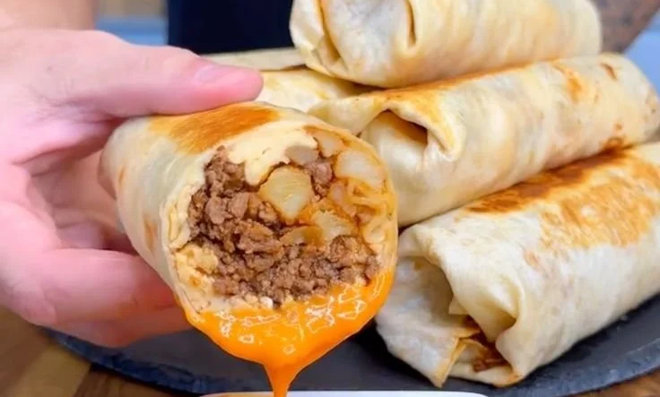 High Protein Loaded Breakfast Burritos