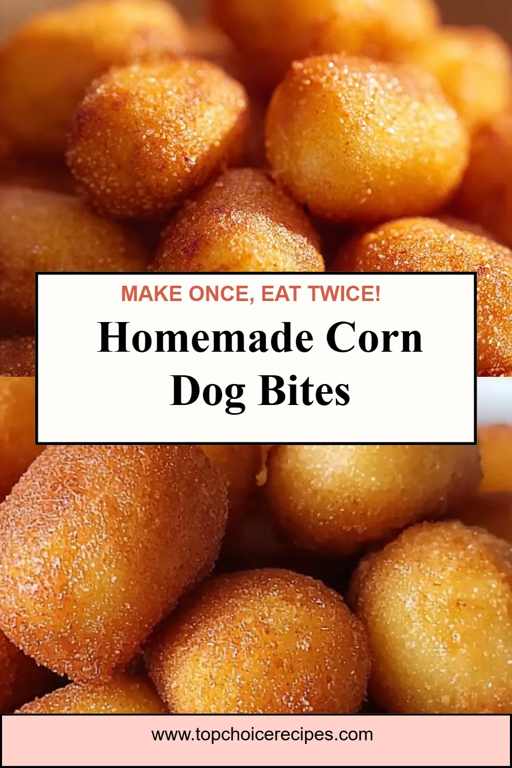 Homemade Corn Dog Bites
