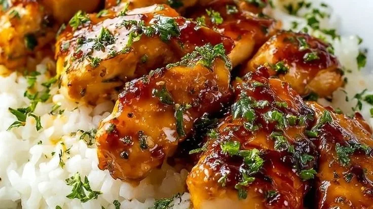 Honey Garlic Chicken Breasts 7 Honey Garlic Chicken Breasts