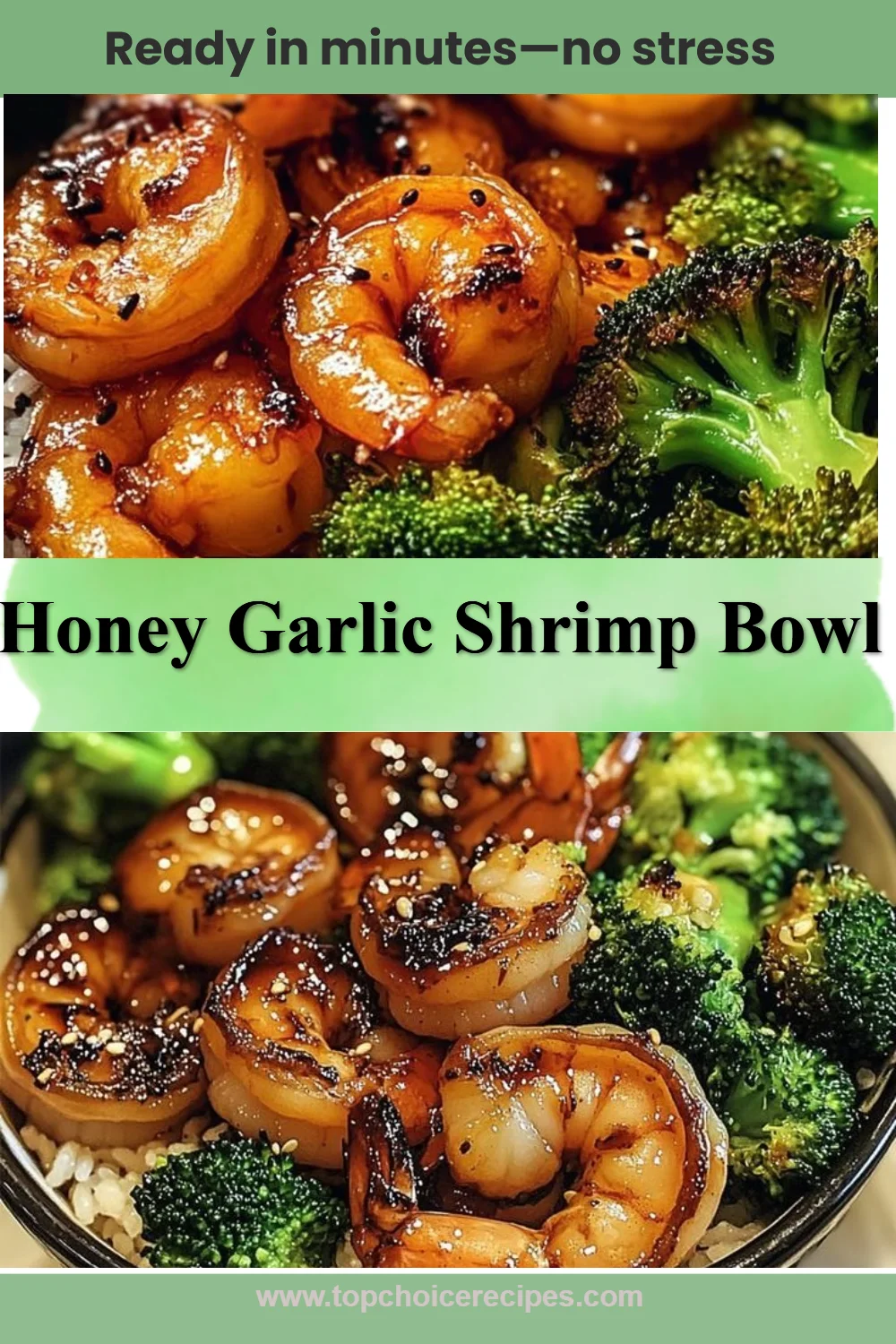 Honey Garlic Shrimp Bowl