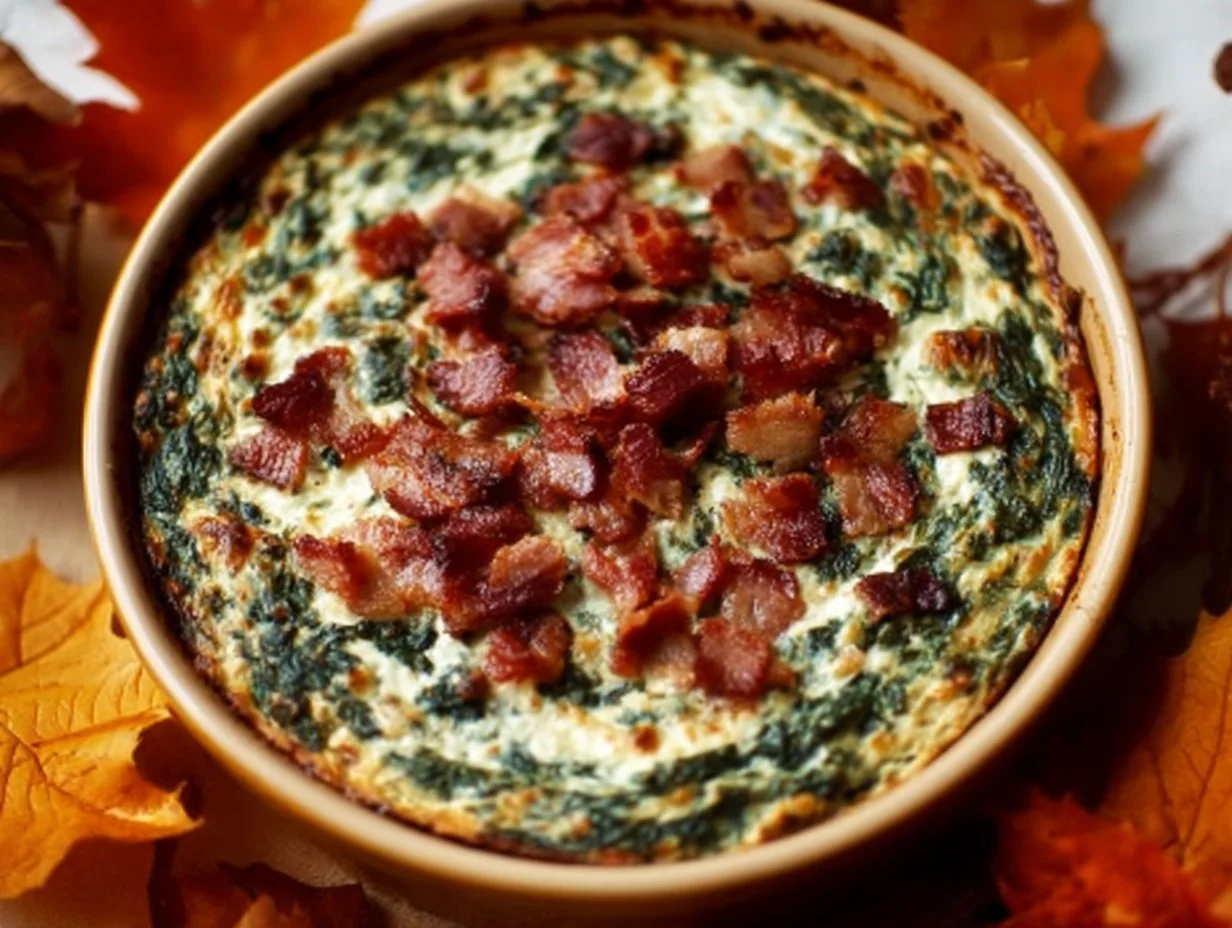 Hot Spinach and Bacon Dip 8 Hot Spinach and Bacon Dip