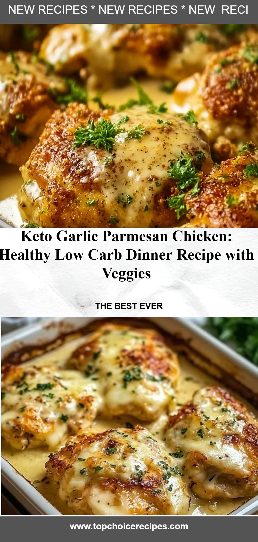 Keto Garlic Parmesan Chicken