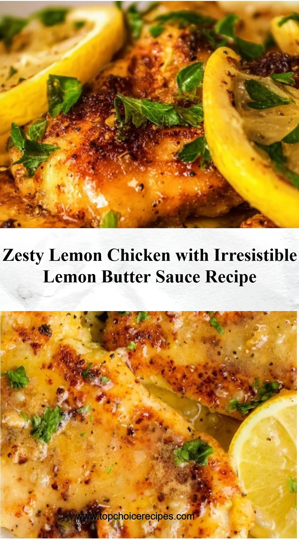 Lemon Chicken with Best Lemon Butter Sauce 6 Lemon Chicken with Best Lemon Butter Sauce