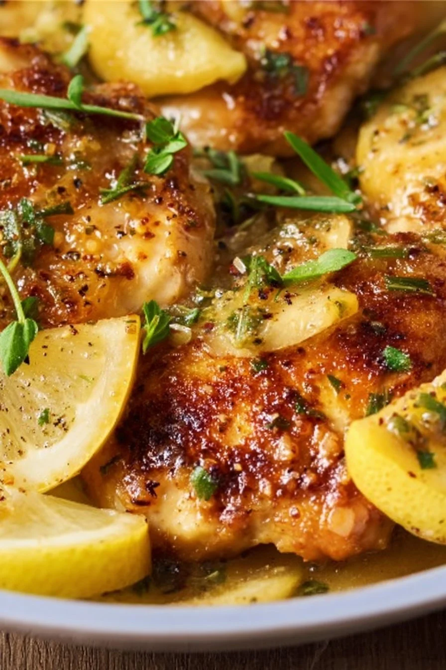 Lemon Chicken with BEST Lemon Butter Sauce 5 Lemon chicken served with a rich lemon butter sauce