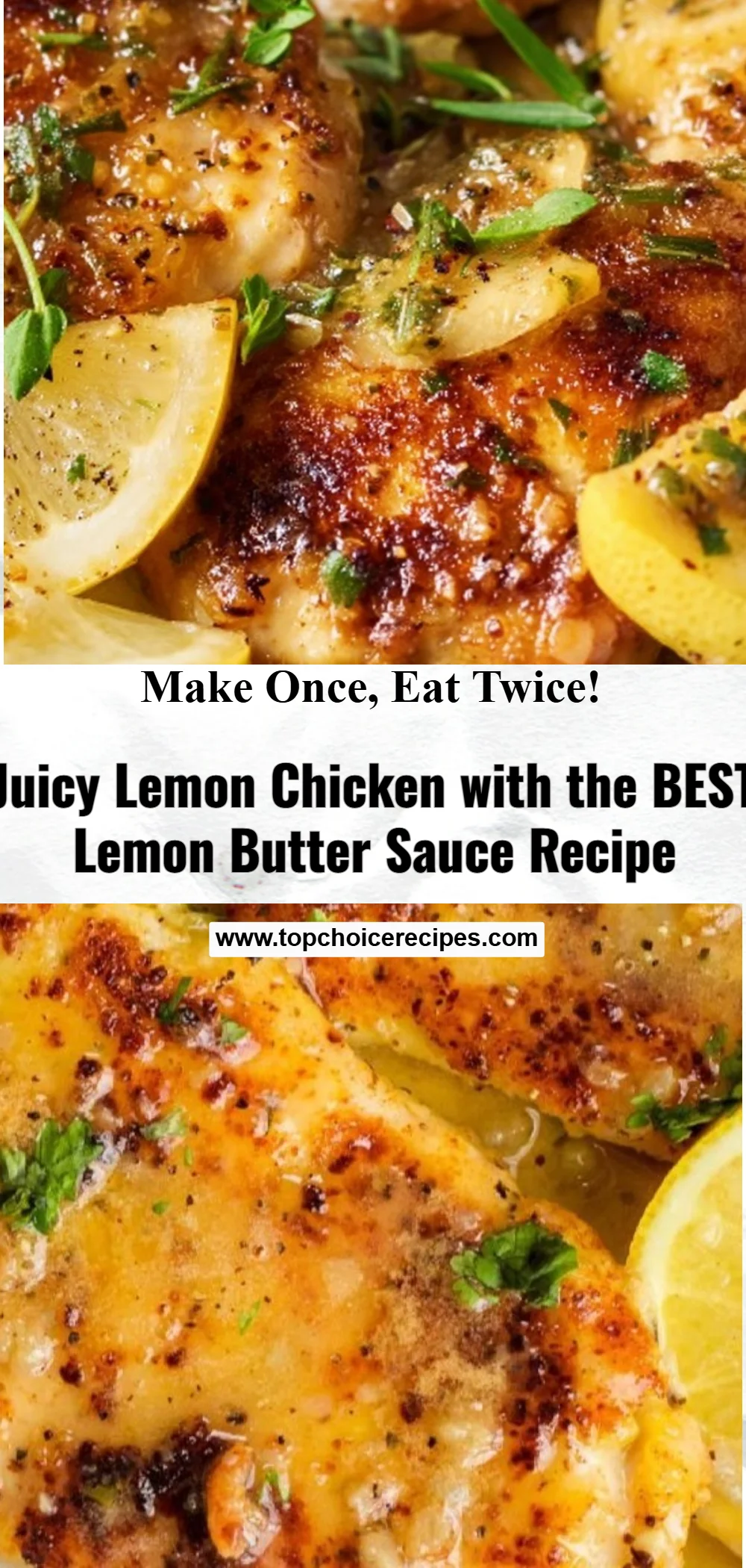 Lemon Chicken with BEST Lemon Butter Sauce 6 Lemon Chicken with BEST Lemon Butter Sauce