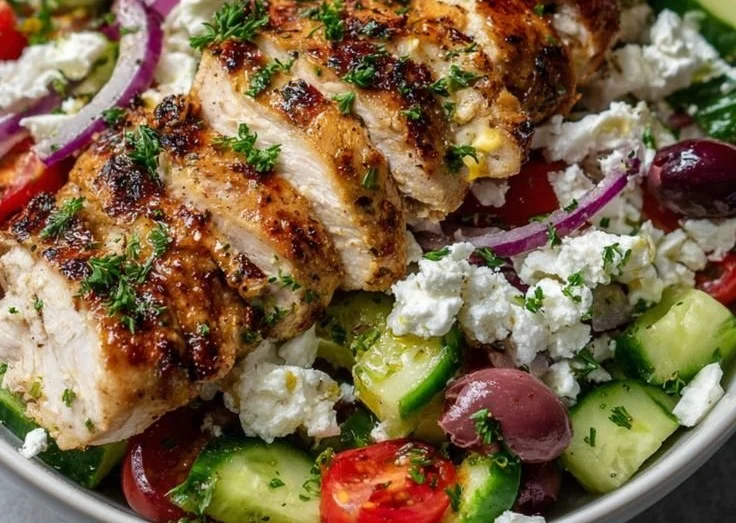Low-Carb Greek Chicken Bowls