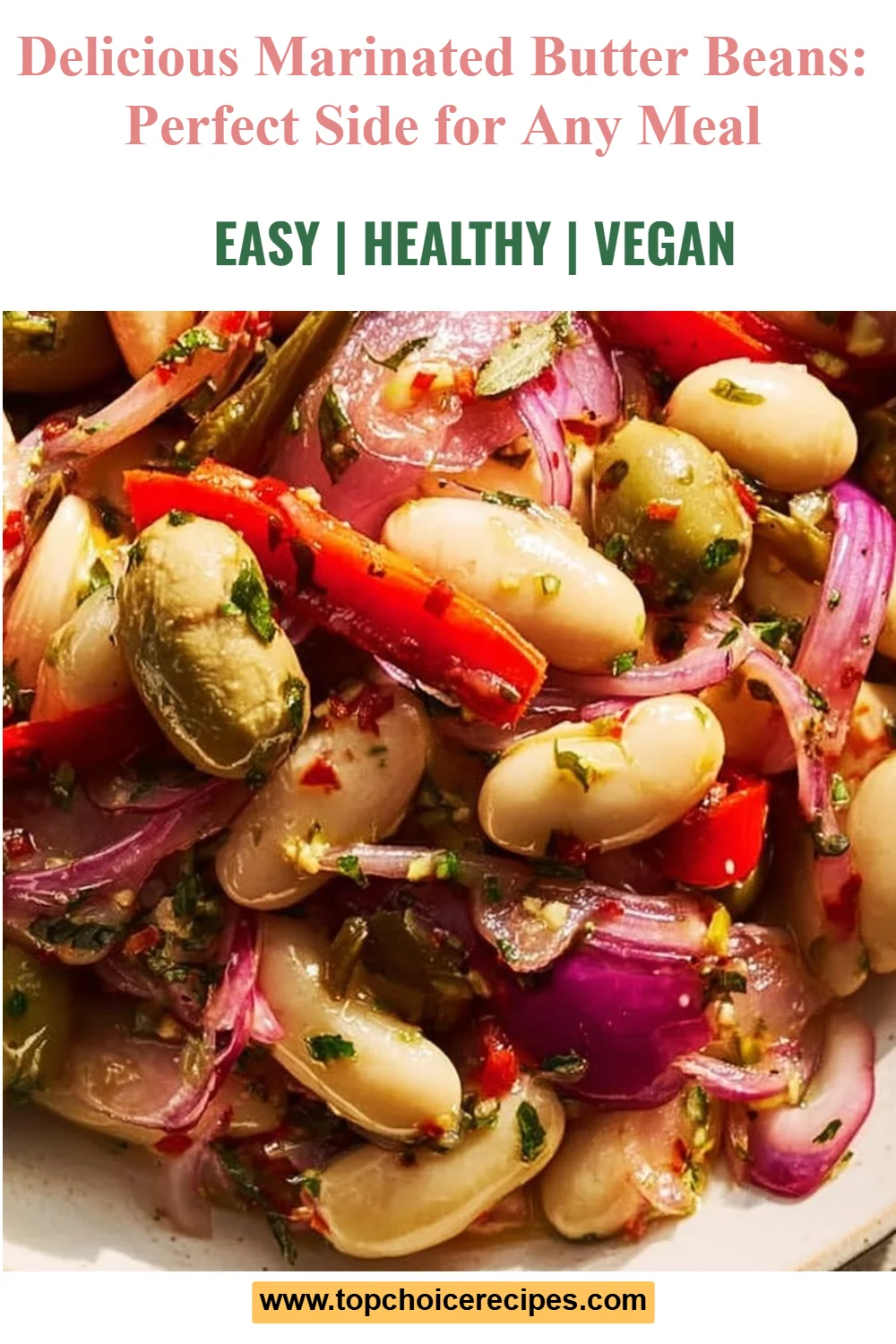 Marinated Butter Beans