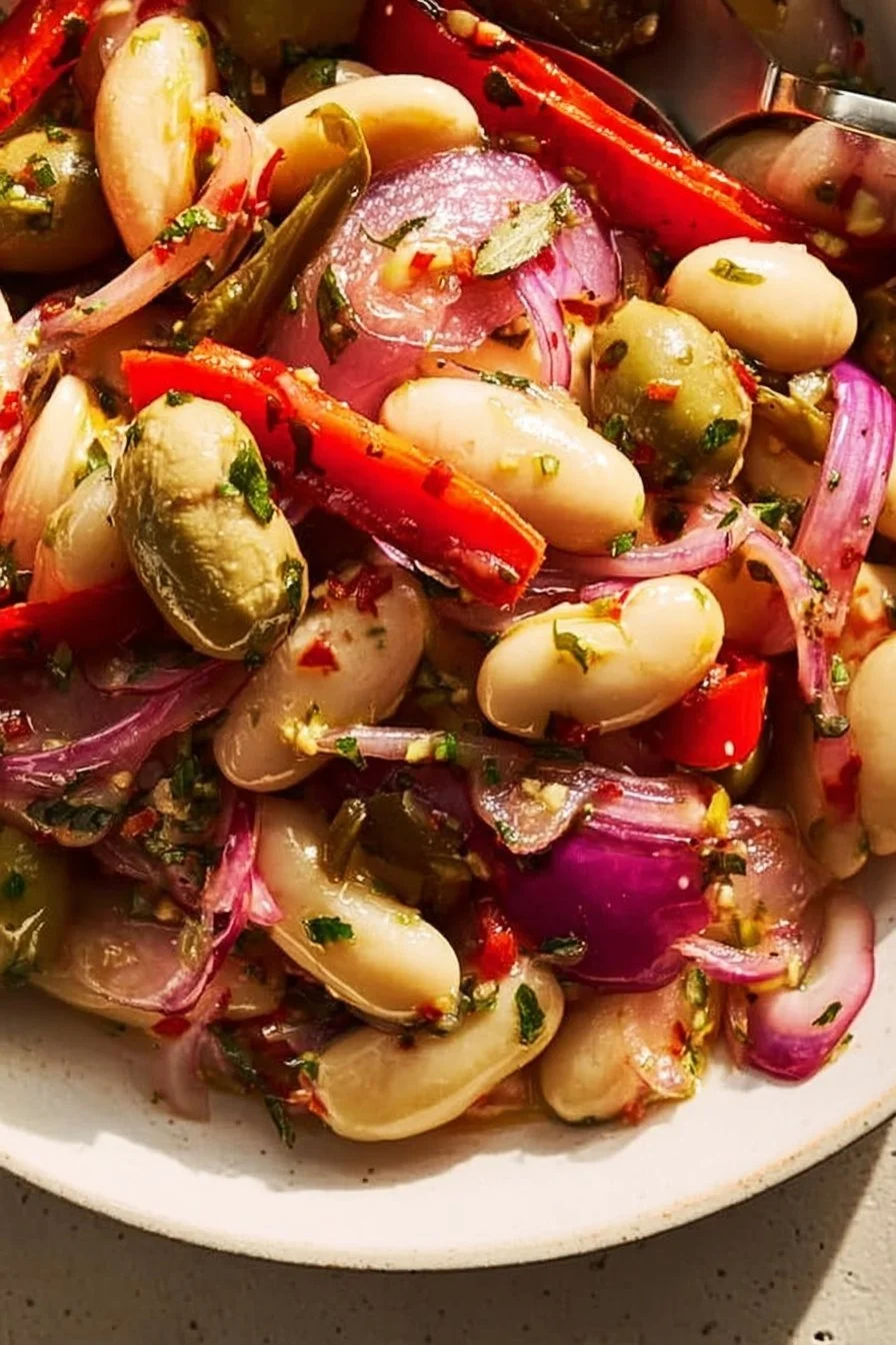 Marinated Butter Beans