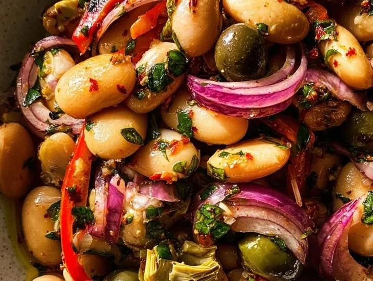 Marinated Butter Beans