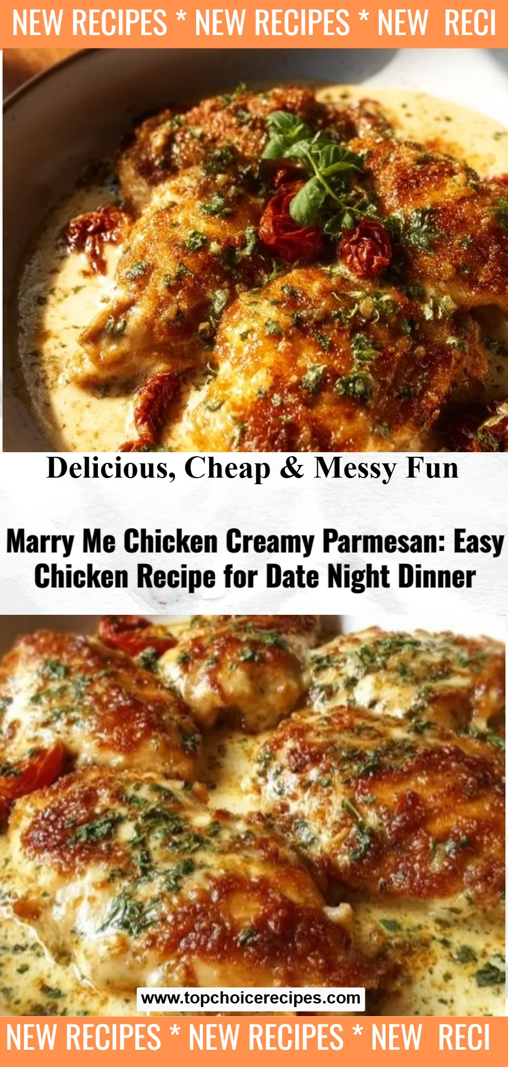 Marry Me Chicken Creamy Parmesan
