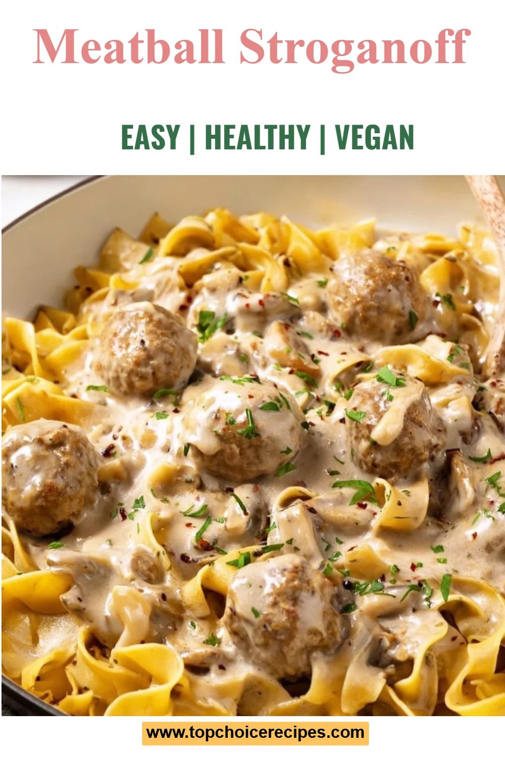 Meatball Stroganoff