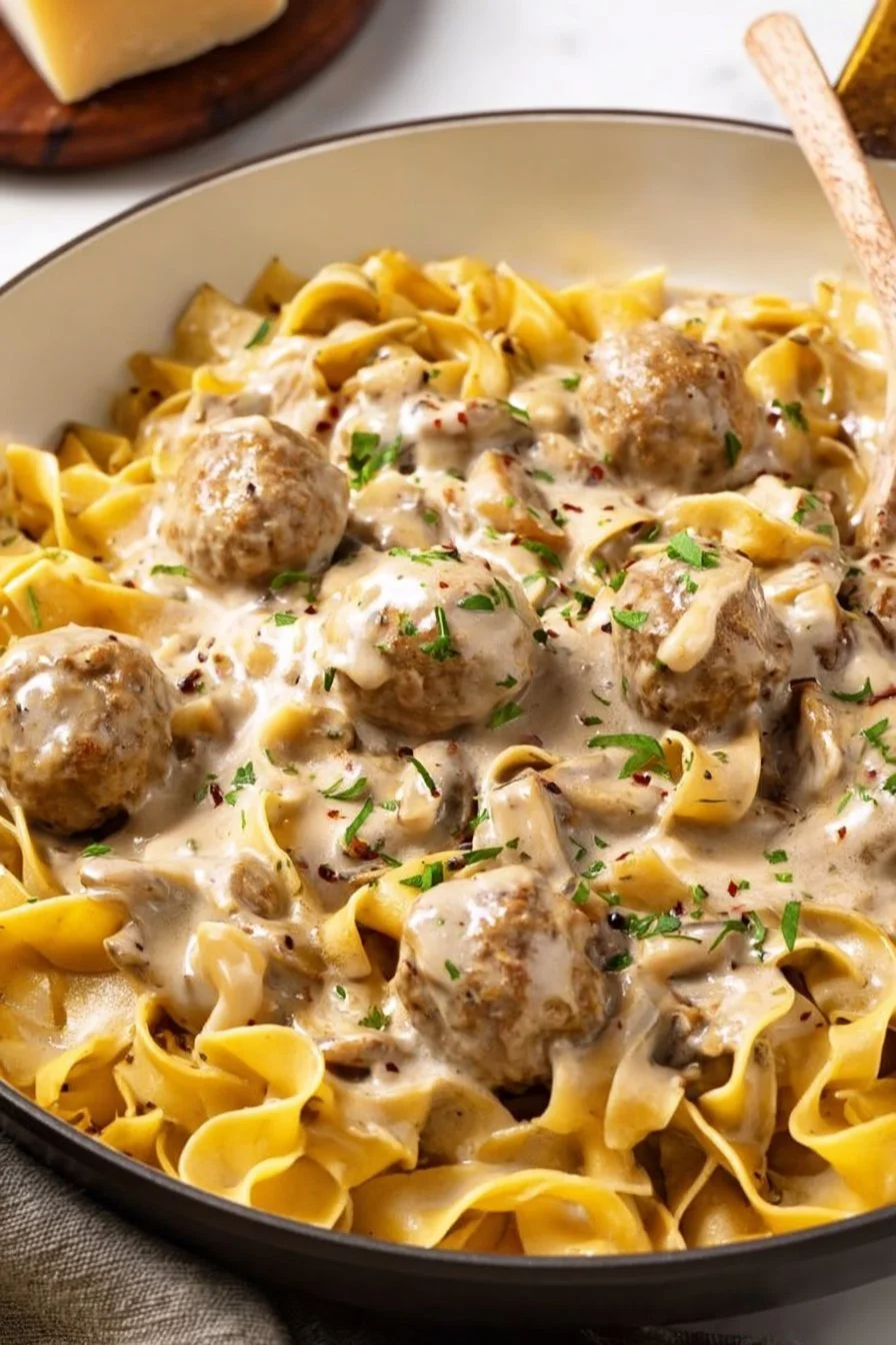 Meatball Stroganoff