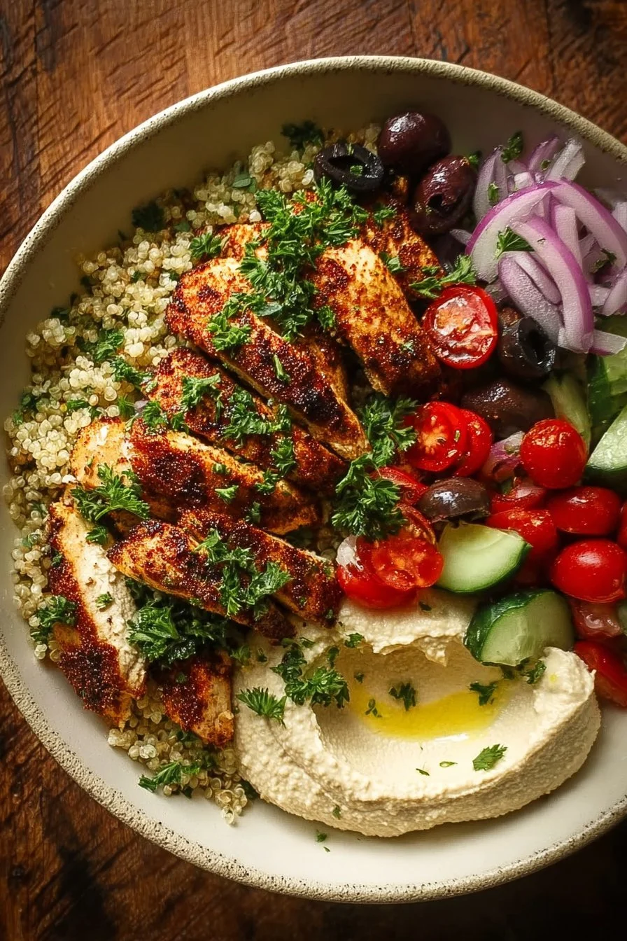 Mediterranean Chicken Bowl 5 Mediterranean Chicken Bowl