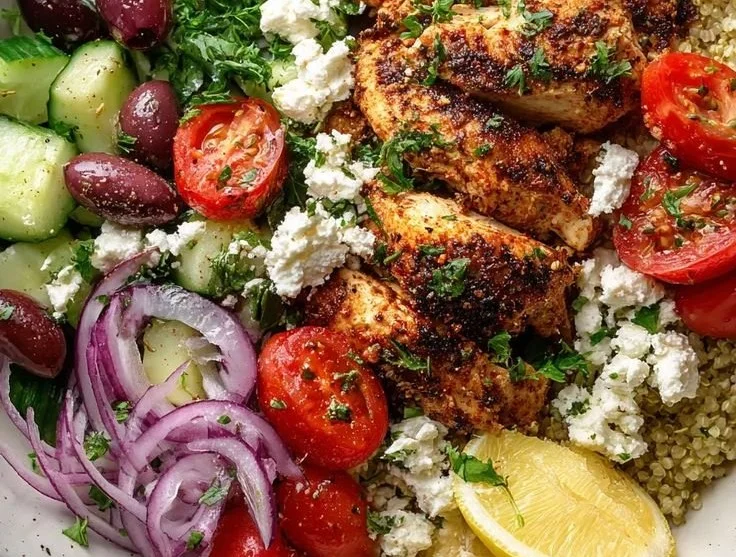 Mediterranean Chicken Bowl 6 Mediterranean Chicken Bowl