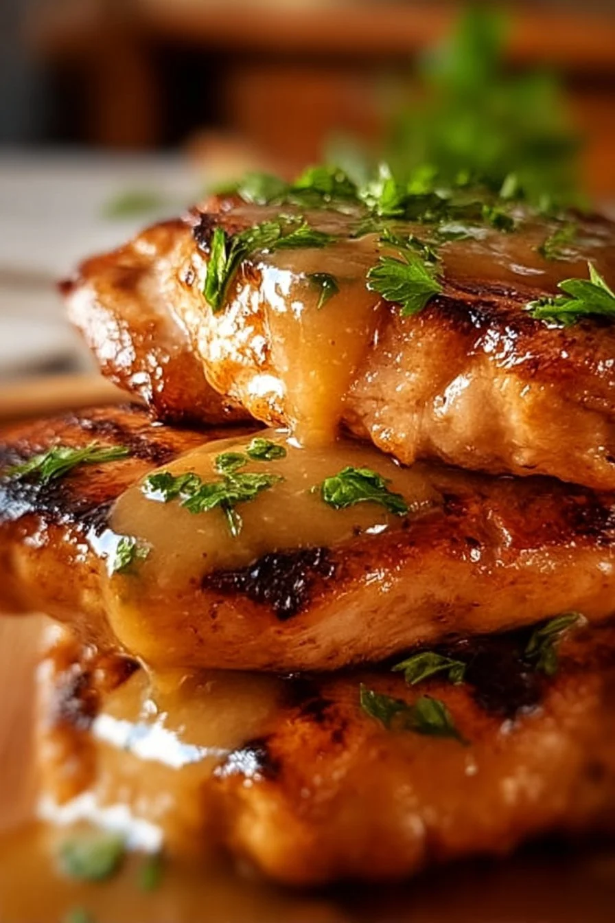 Juicy melt-in-your-mouth chicken breast served with herbs and spices