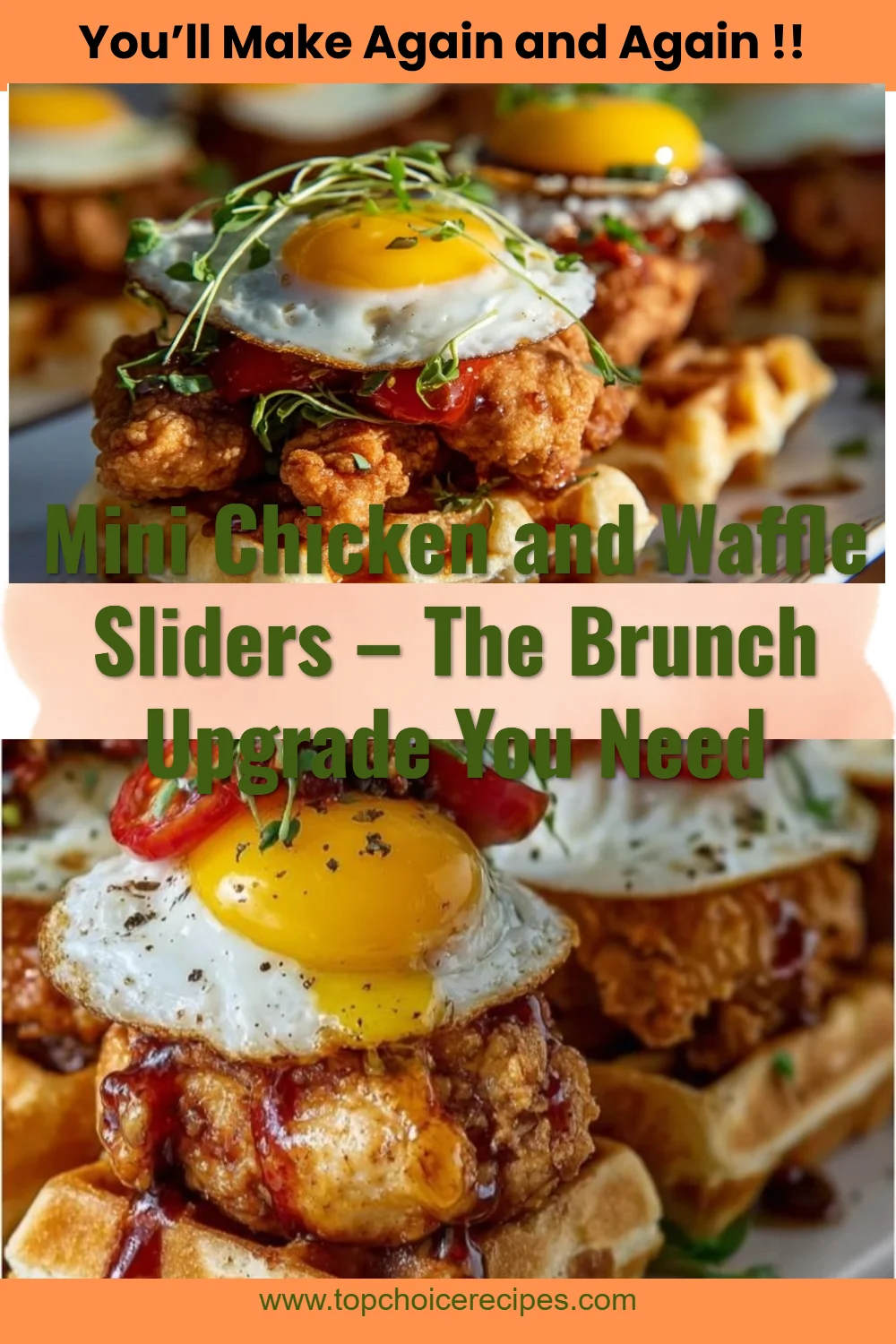 Mini Chicken and Waffle Sliders – The Brunch Upgrade You Need