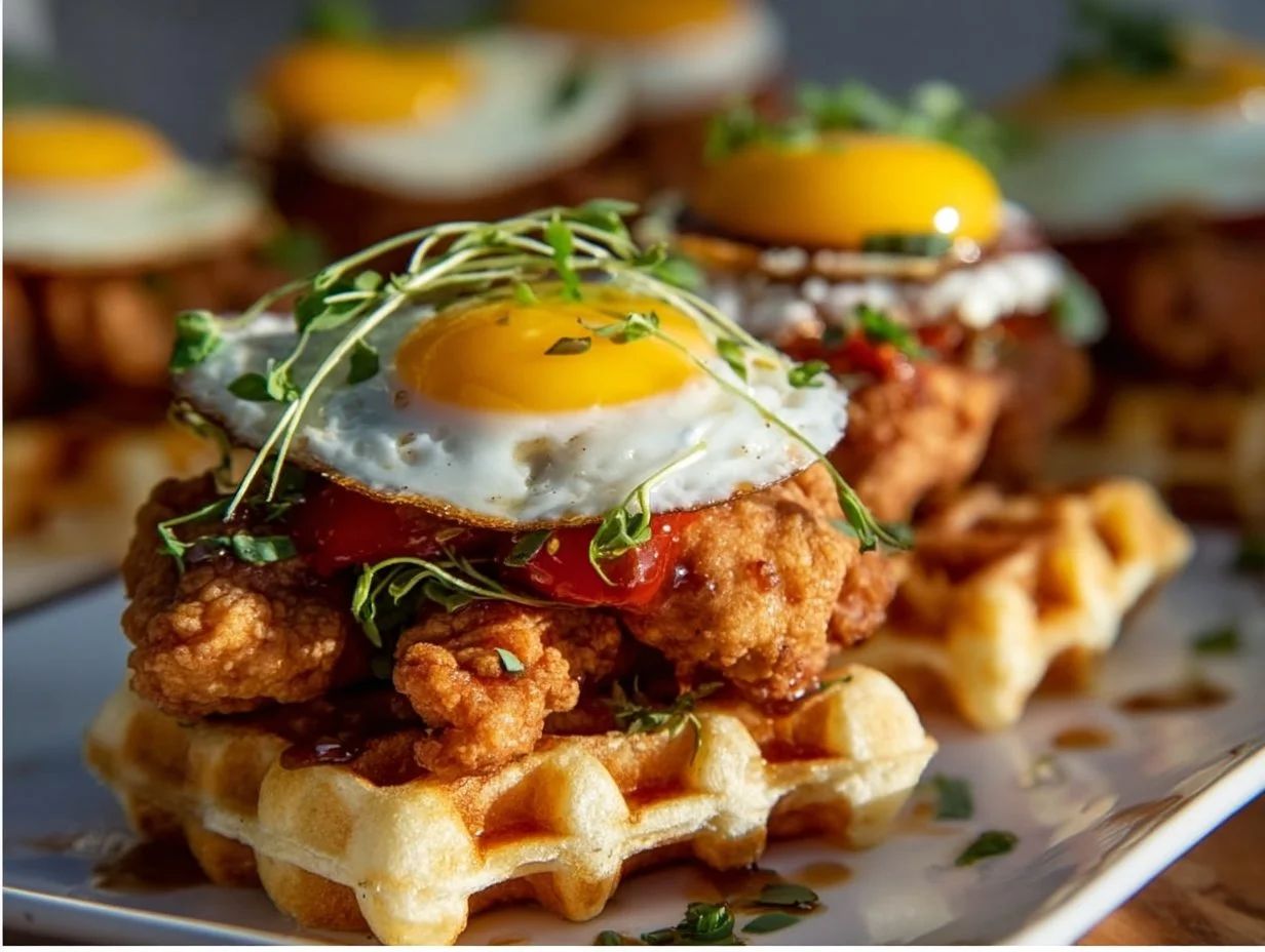 Mini Chicken and Waffle Sliders – The Brunch Upgrade You Need