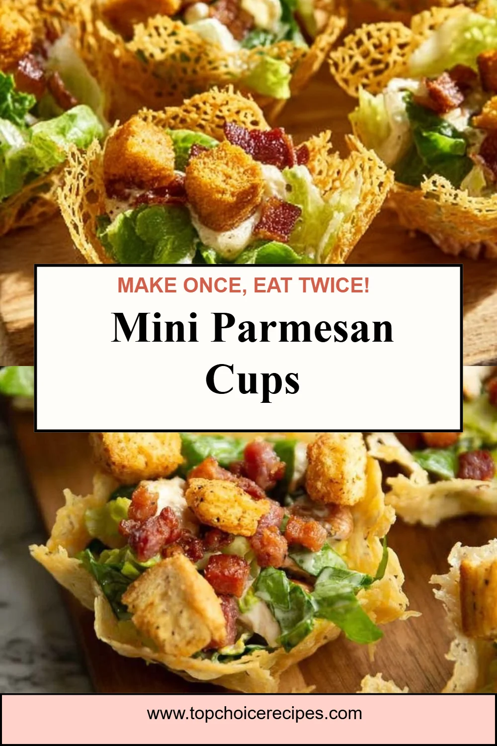 Mini Parmesan Cups 6 Mini Parmesan Cups
