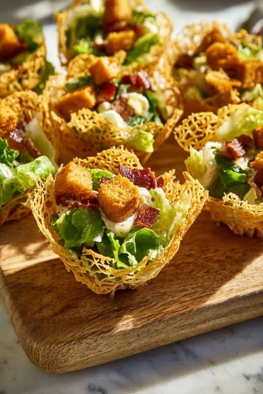 Mini Parmesan Cups 8 Mini Parmesan Cups