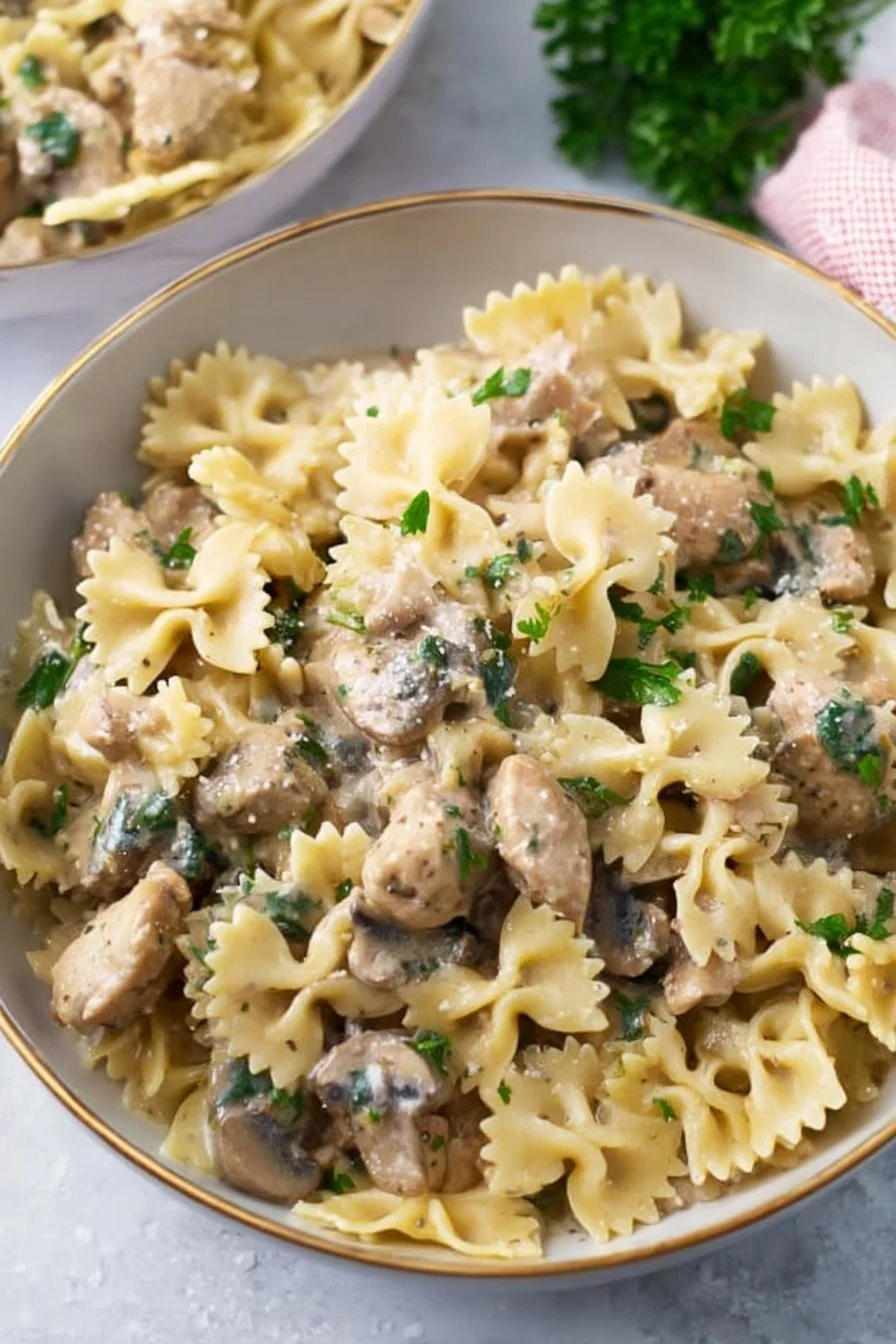 Mushroom Chicken Pasta 8 Mushroom Chicken Pasta
