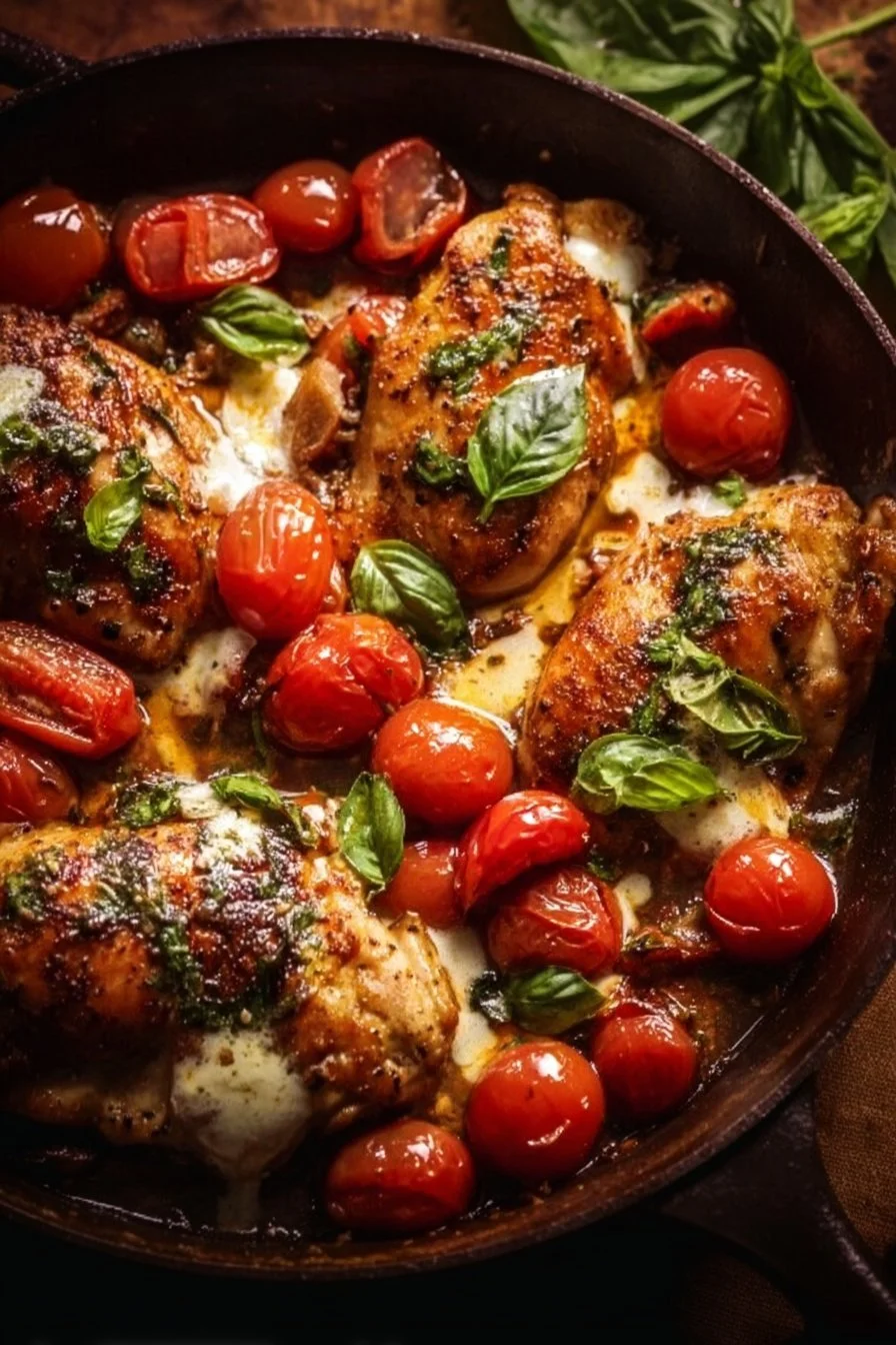 One-Pan Balsamic Chicken 4 One-Pan Balsamic Chicken with vegetables for an easy dinner recipe