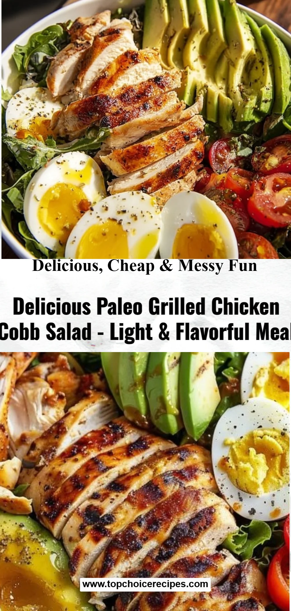 Paleo Grilled Chicken Cobb Salad 6 Paleo Grilled Chicken Cobb Salad