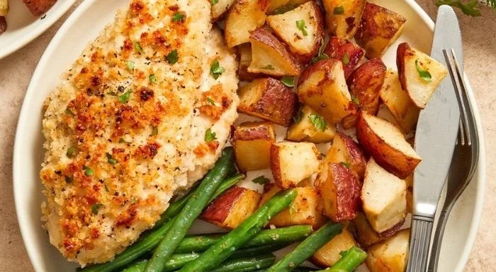 Parmesan Crusted Chicken Sheet Pan Dinner 5 Parmesan Crusted Chicken Sheet Pan Dinner