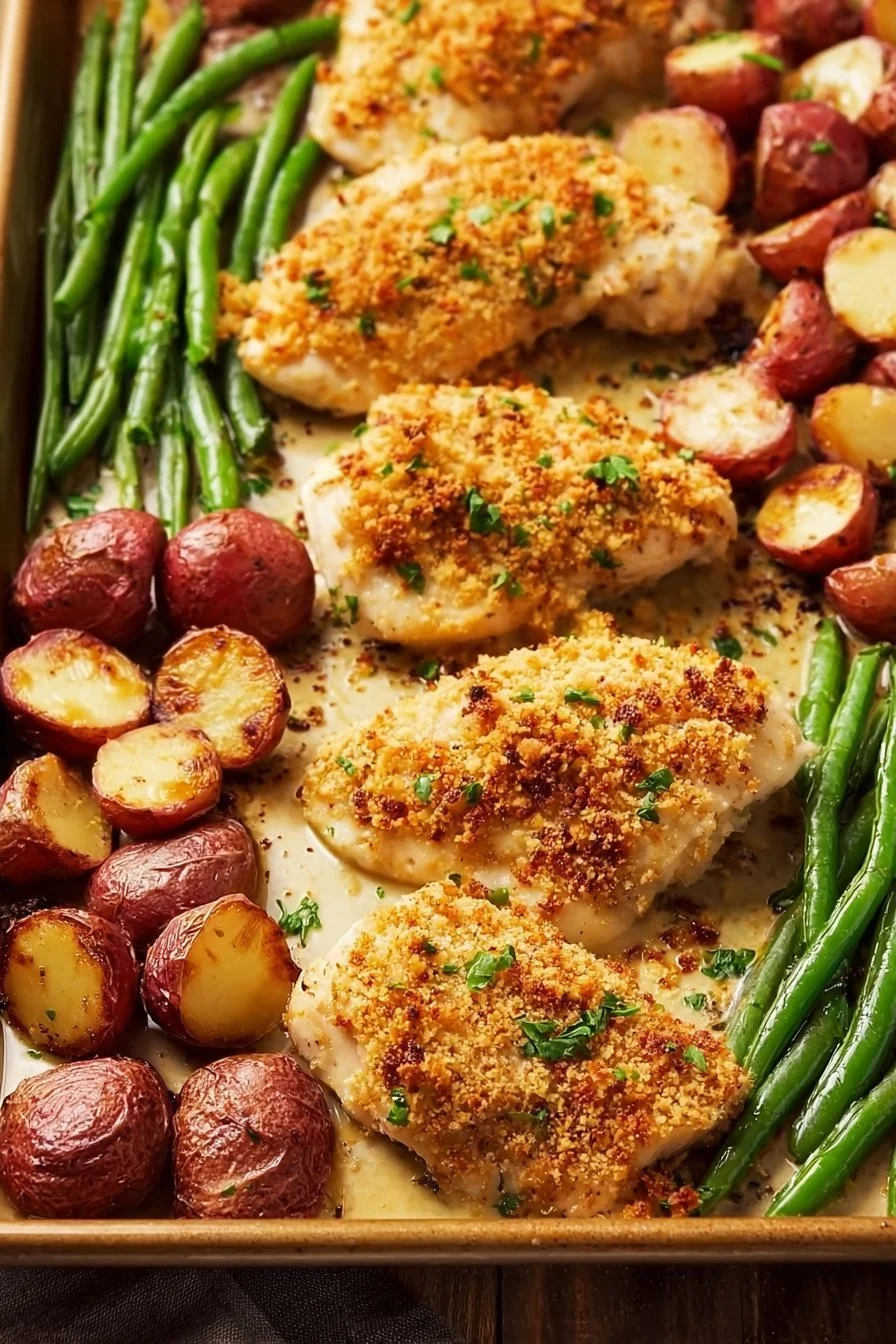 Parmesan Crusted Chicken Sheet Pan Dinner 6 Parmesan Crusted Chicken Sheet Pan Dinner