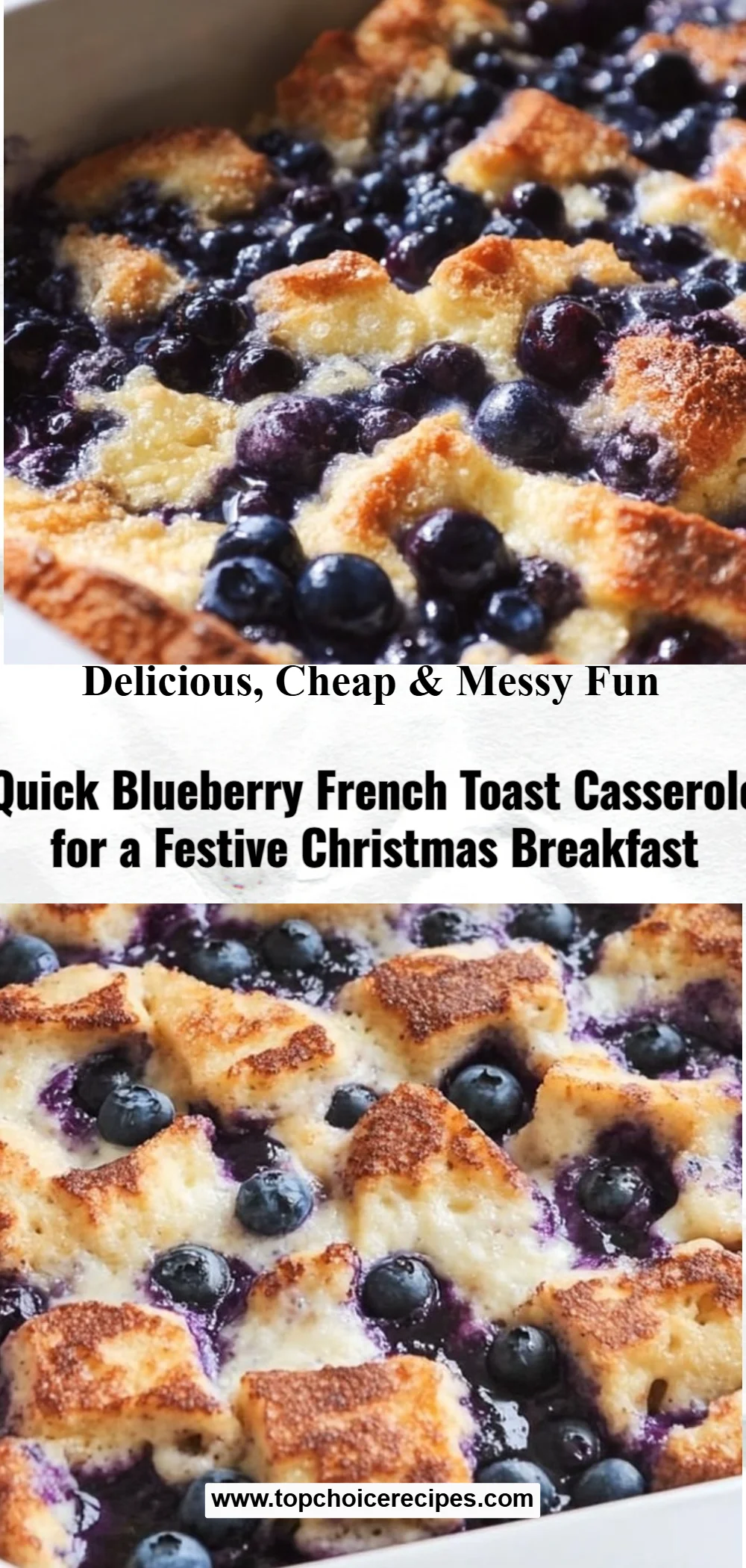 Quick Blueberry French Toast Casserole 6 Quick Blueberry French Toast Casserole