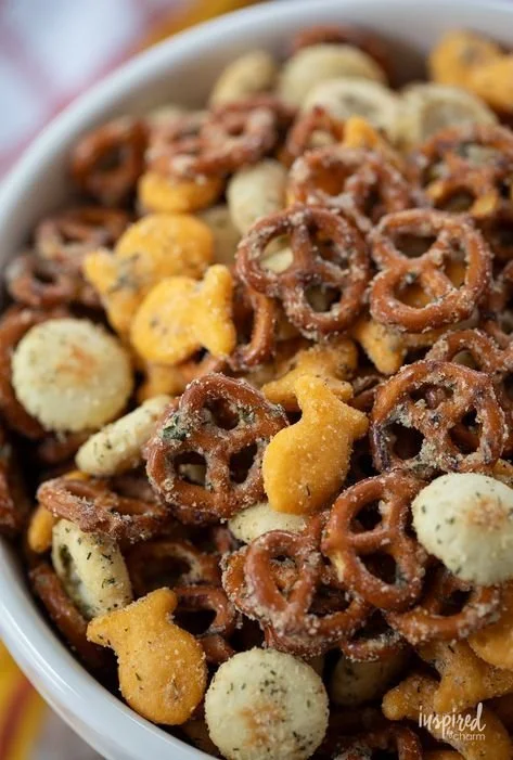 Ranch Pretzel Snack Mix 7 Ranch Pretzel Snack Mix