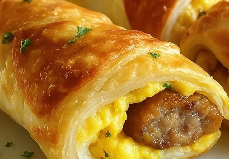 Sausage Egg Breakfast Roll-Ups