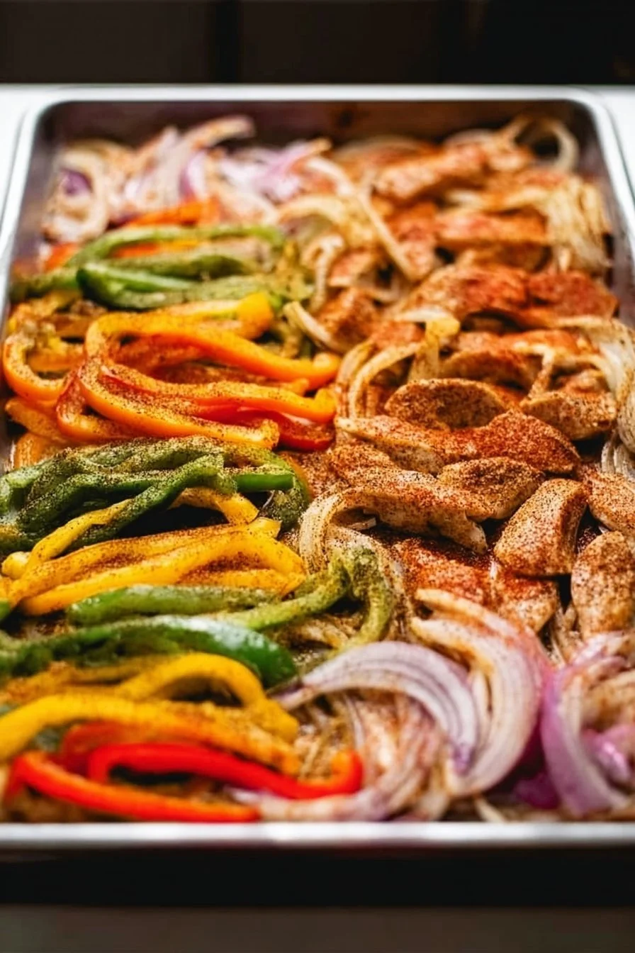 Sheet Pan Chicken Fajitas