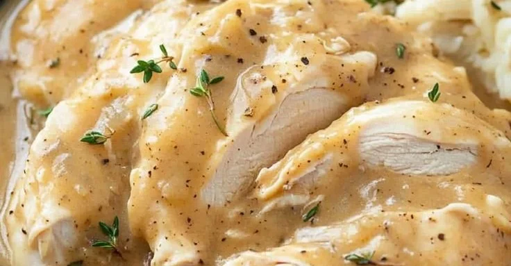 Slow Cooker Chicken and Gravy 5 Slow Cooker Chicken and Gravy