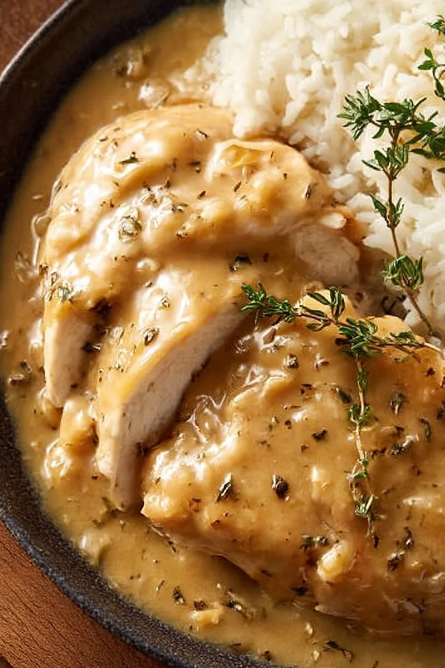 Slow Cooker Chicken and Gravy 6 Slow Cooker Chicken and Gravy
