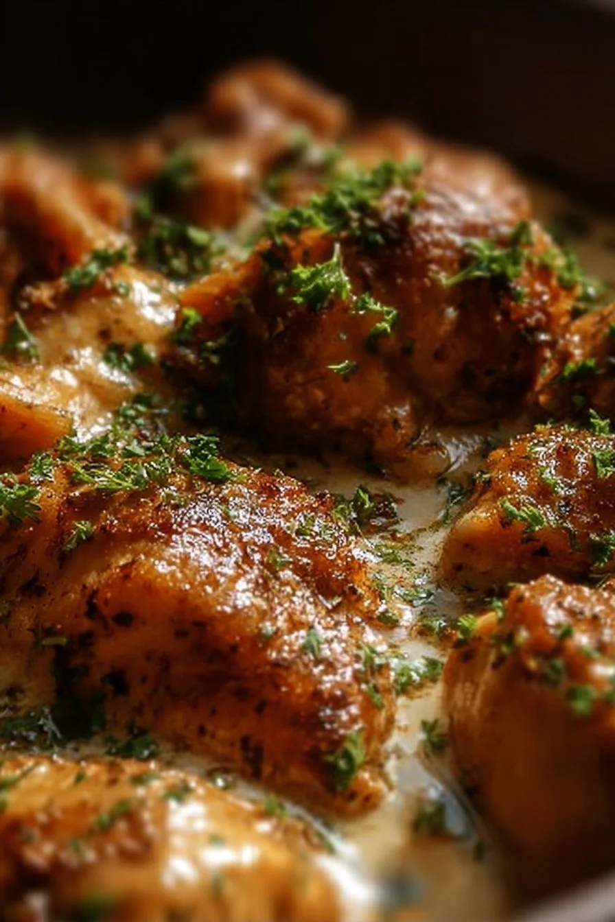 Slow Cooker Crack Chicken 4 Slow Cooker Crack Chicken dish served with garnishes in a bowl