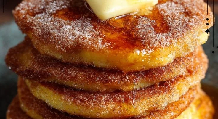Spanish Churro-Inspired Pancakes