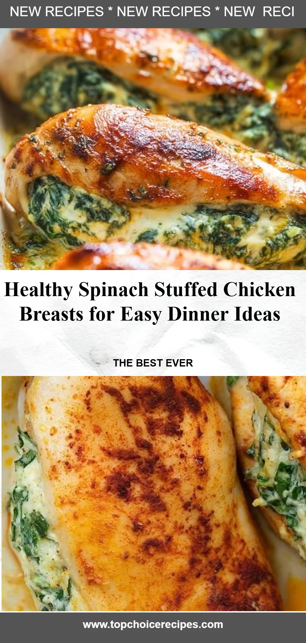 Spinach Stuffed Chicken Breasts 5 Spinach Stuffed Chicken Breasts